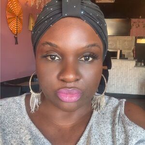 Black Studded Headwrap